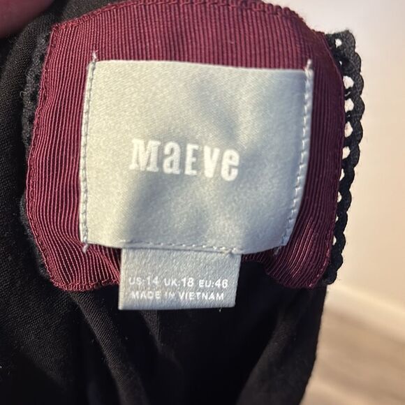 Anthropologie Maeve Ruched Sheath Dress Size 14 - Picture 2 of 7